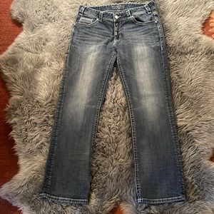 Ladies Rock & Roll Denim Western Jeans Size 30